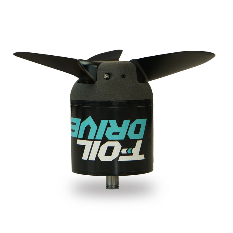 Foil Drive Motor Hub with 3 blade propeller installed