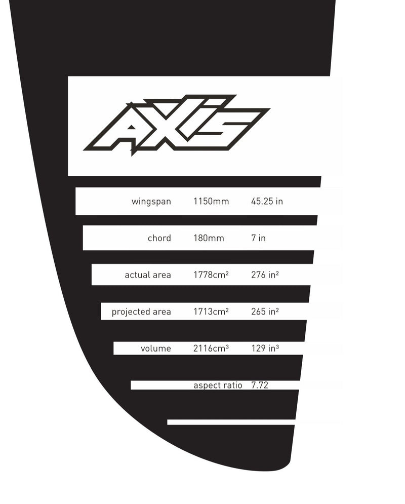 Axis Foils 1150mm PNG Carbon Front Wing Only