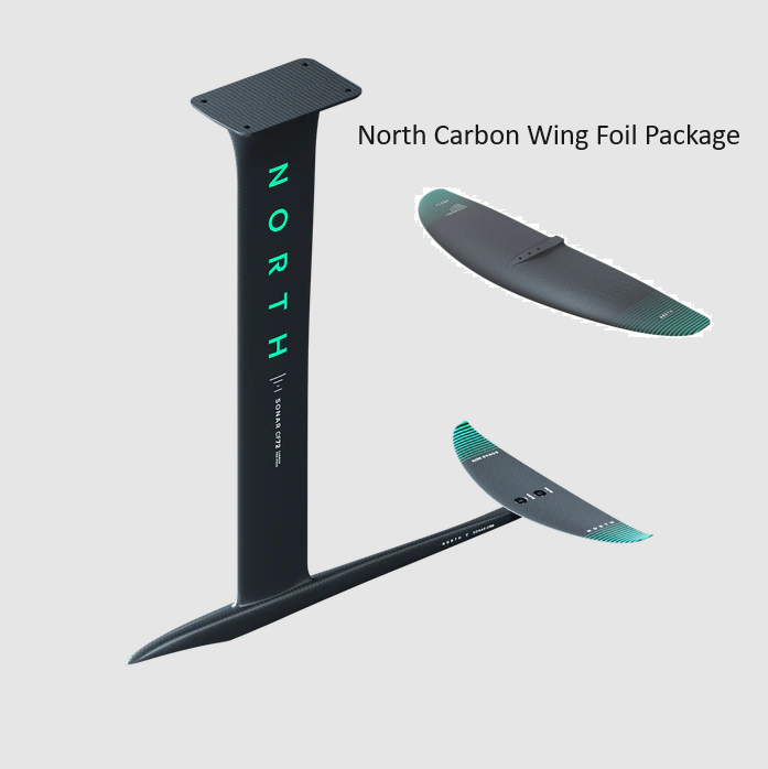 2024 North Sonar Carbon Wing Foil Fin Package