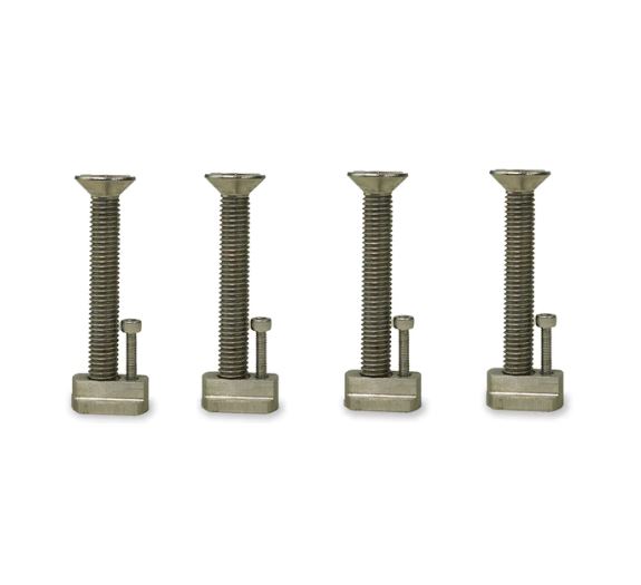 Assist Max M6 Mast Plate Bolts 80mm and Locking T-nuts