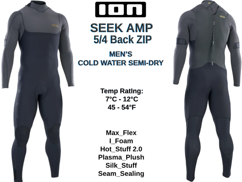 Ion Men Seek Amp 5/4mm back zip Wetsuit