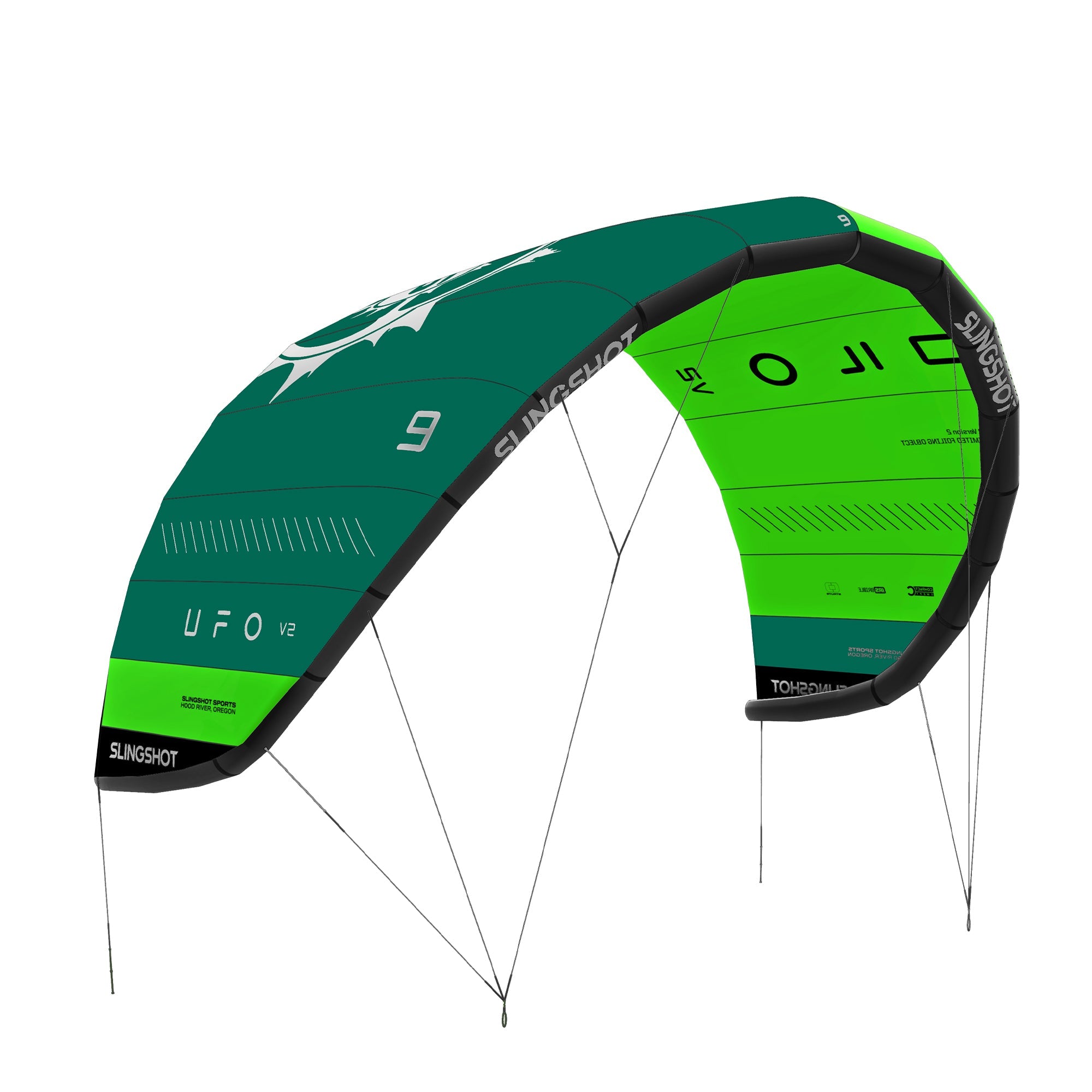 Slingshot UFO V2 Kite Foiling Kite - Green