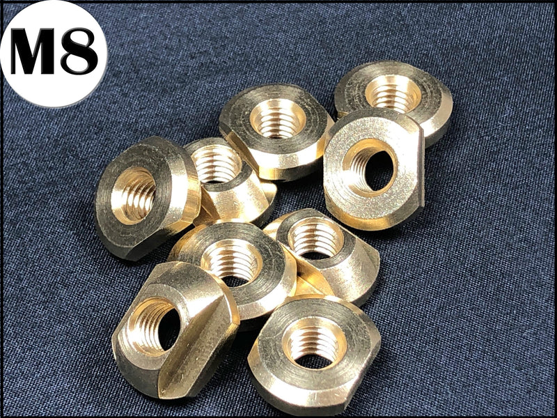 M8 Hydrofoil Track Brass T-Nuts