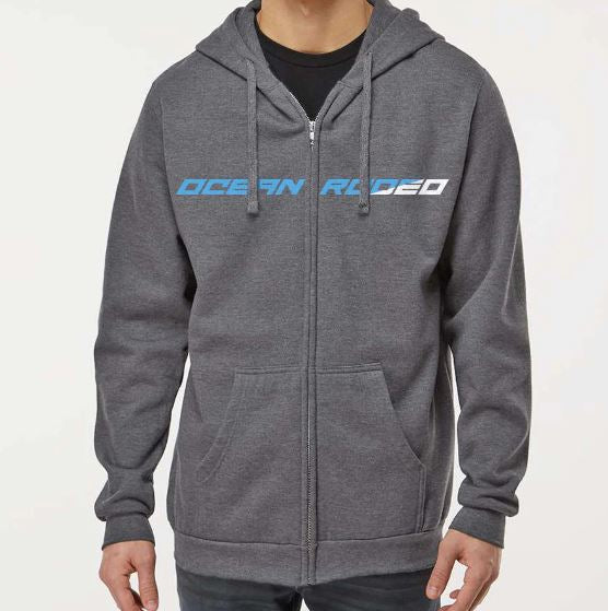 Ocean Rodeo Heather Grey Hoodie